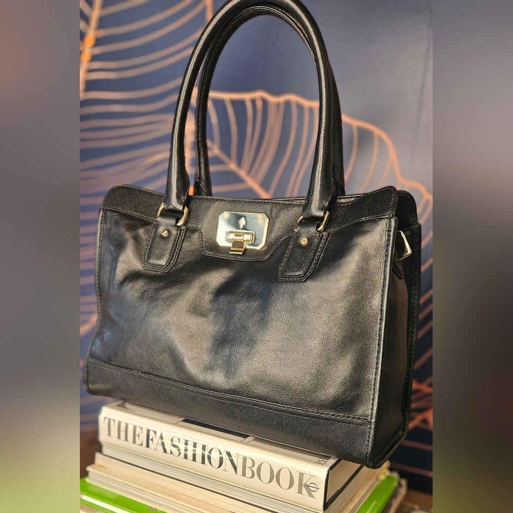 Cole Hann Black Leather Handbag
